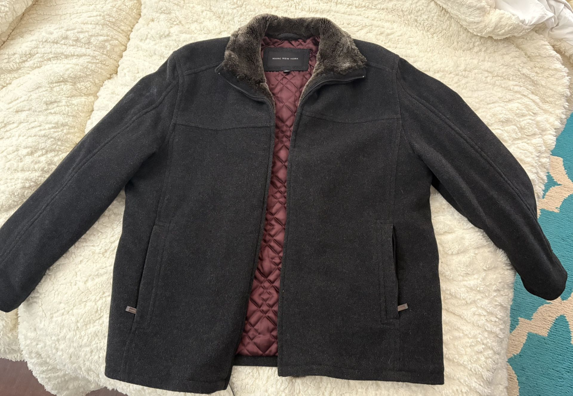 MARC NEW YORK Men’s XL Wool Pea Coat