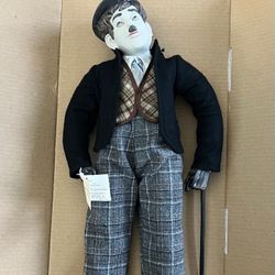 New- Charlie Chaplin -Porcelain Doll 