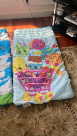 Blue Sleeping bag,toddler or full size,zipper around