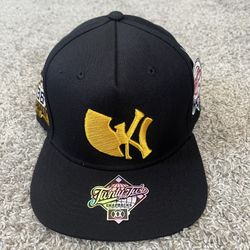Wu-Tang NY Yankees Snapback Black Yellow WuTang Twnty Two Rza Gza Raekwon