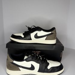 Jordan 1 Retro Low OG “Mocha” Size 10.5M – W/Box 
