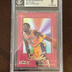 1999 Kobe Bryant Hoops Decade Retrospection Collection #RC2 BGS 9 LA Lakers  