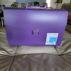 Purple Filing Case