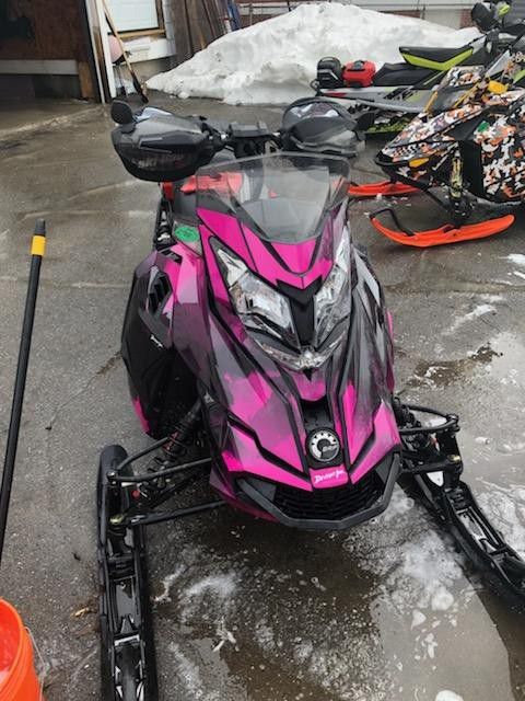 Wrap made by Deviant Ink. for a Snowmobile