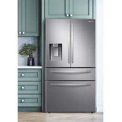Samsung's 4-Door French Door 28 cu-ft; Refrigerator with modern design features FlexZone™ Drawer which has four temperature settings for storing vario