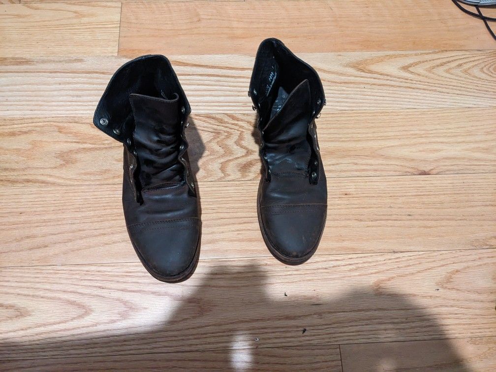 100% Real Leather Thursday Boots - Men's Size 10