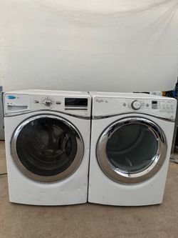 Whirlpool washer dryer electric dryer laundry set