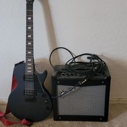 Epiphone Guitar With Amp