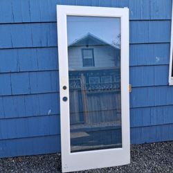 Glass Door 36x80 Wood 