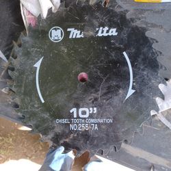 Makita ten inch  blade