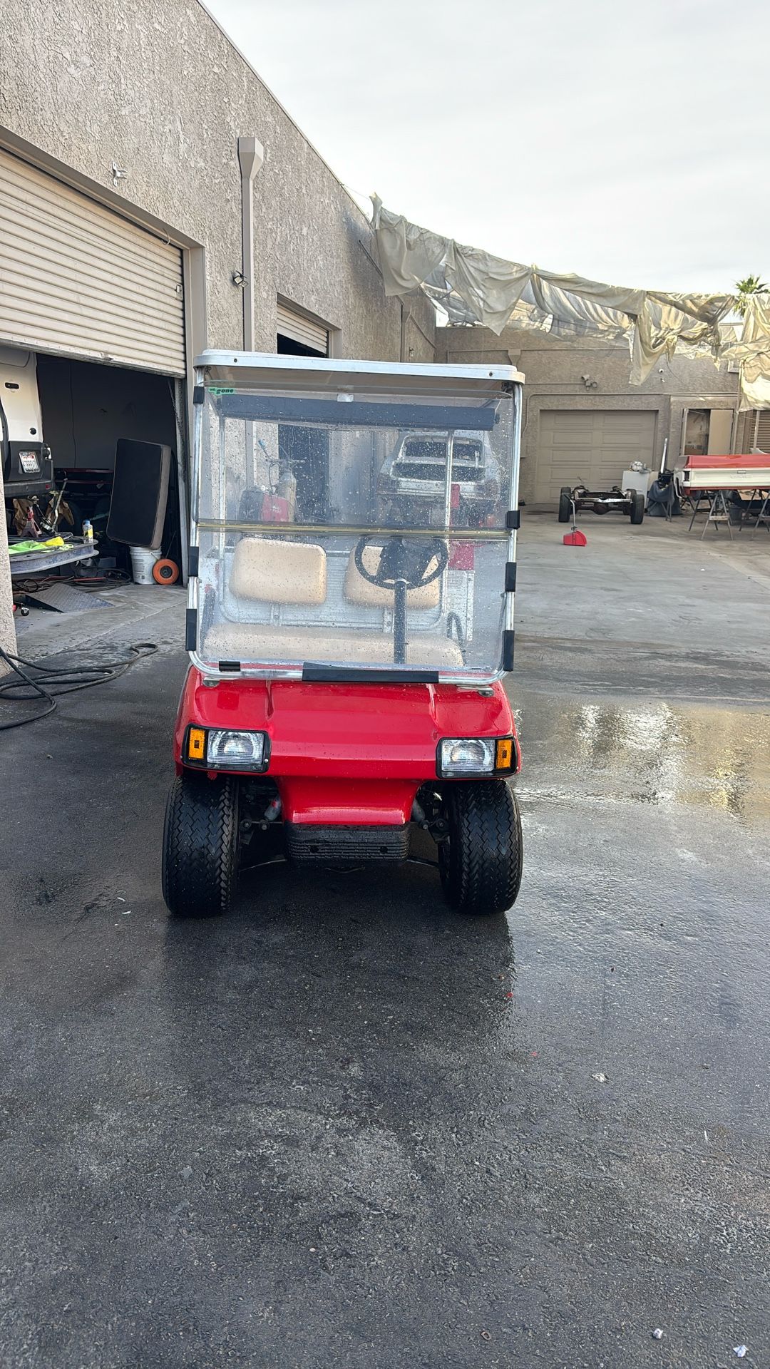 Golf Cart With Utility Box