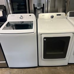 Set Of Washer And Electric Dryer Samsung Everything Working Perfect Condition 👌 