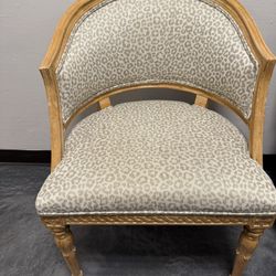 19th Century French Louis XVI Carved and Bleached Side Chair