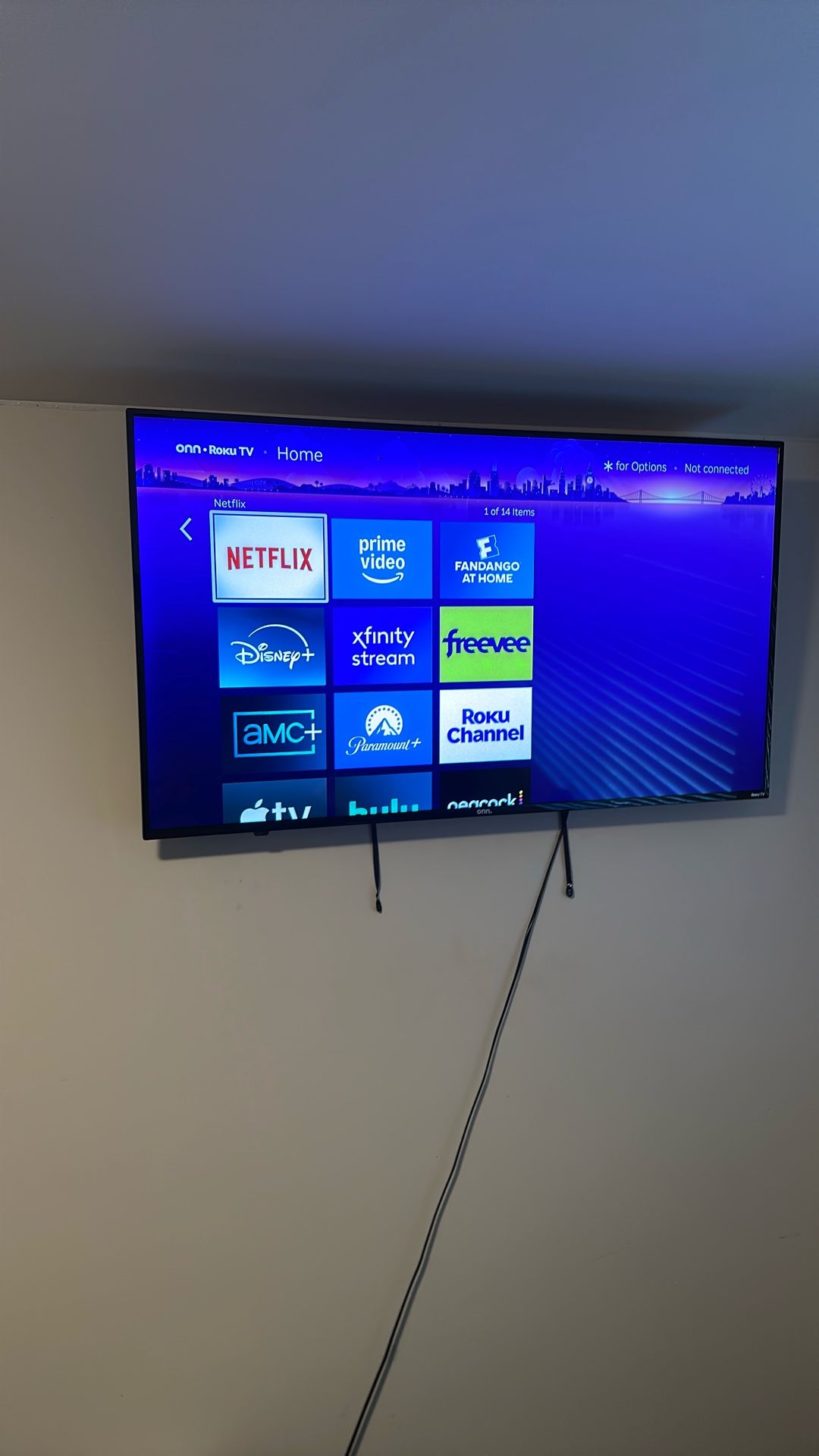 50” Onn Smart Tv With Roku