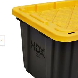 27 Gallon Bins Like New!!!