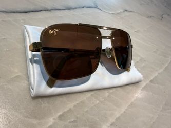 Maui Jim Compass Aviator Sunglasses (Gold)