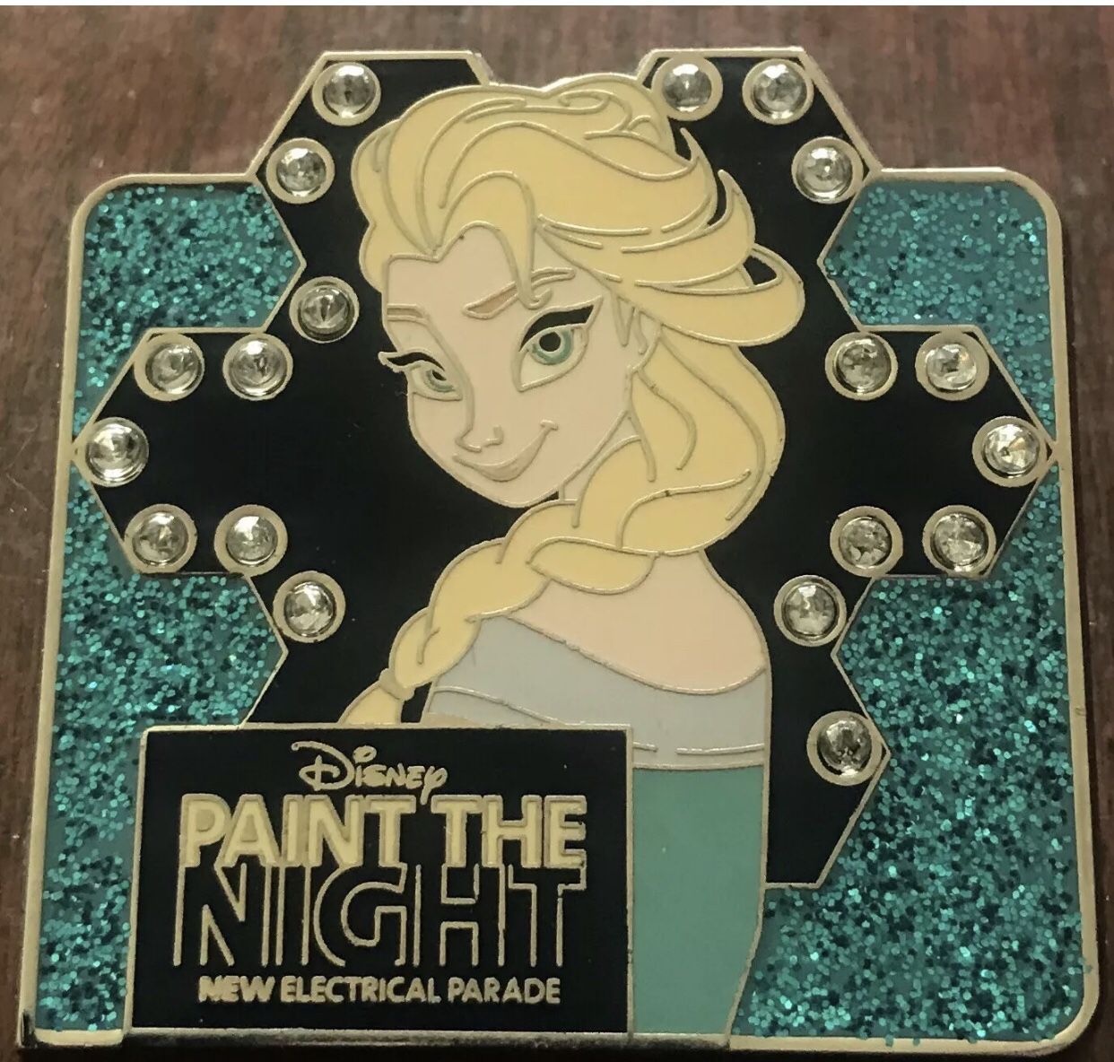 Disney Pin Disneyland 60 Diamond Celebration Paint The Night Elsa Frozen Pin New