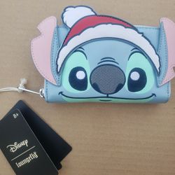  Disney Stitch - Loungefly -Zip Around Wallet, Purse-New With Tags