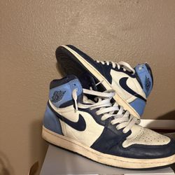 Jordan 1 high unc obsidian  