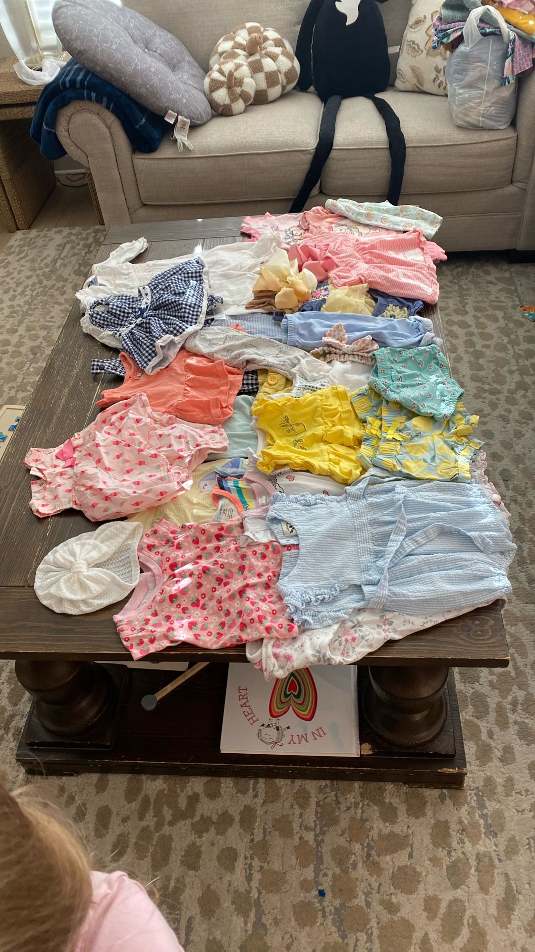 Lot Of Baby Girl Clothes 6 Months