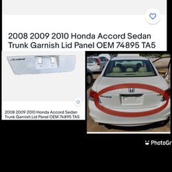 Honda Accord Trunk Garnish Panel