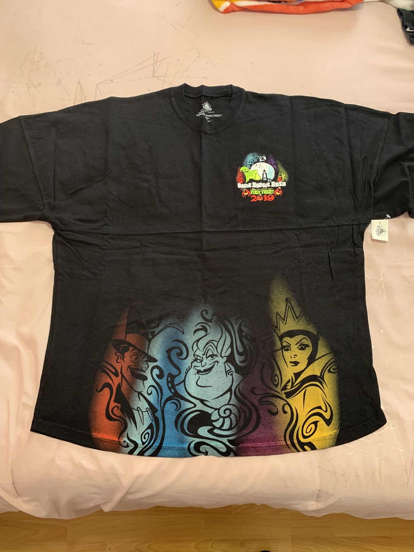 Oogie Boogie Bash 2019 Spirit Jersey Size L NWT