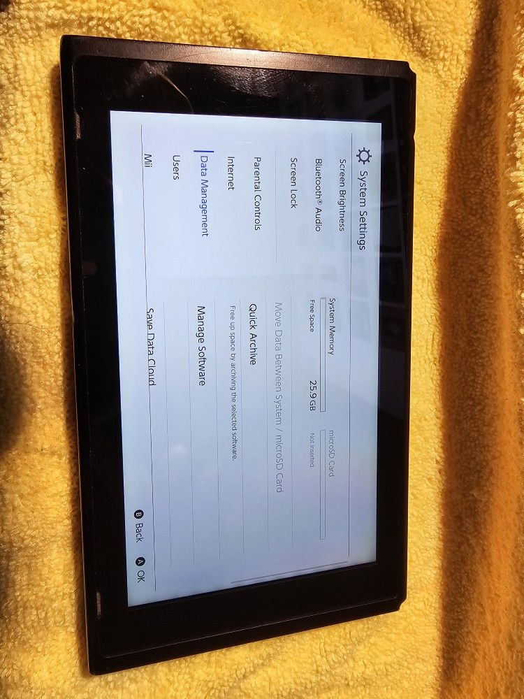 Nintendo Switch No Joysticks