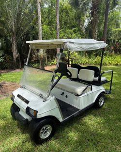 RUNNING AND DRIVING CLUB CAR GOLF CART!! 4 SEATER!!