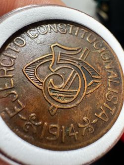 5 centavos del Chihuahua 1914 mex