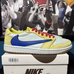 Travis Scott x Wmns Air Jordan 1 Retro Low OG SP Canary 