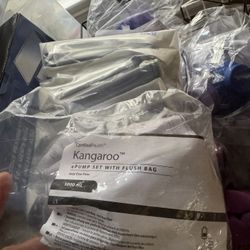 New Cardinal Health Kangaroo ePump Set w/ Flush Bag – 1000 mL