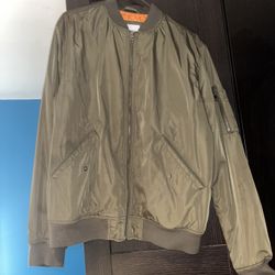 Flight Jacket Green Lg