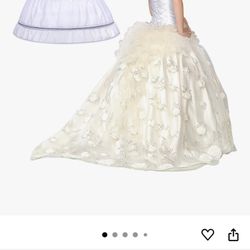 3 hoop petticoat/  faldilla 