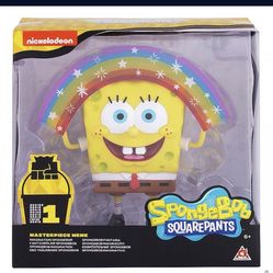 Brand New In Box Nickelodeon SpongeBob Squarepants Rainbow Meme Collectible Vinyl Toy