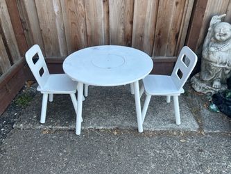 Children’s Crafting Table with Storage