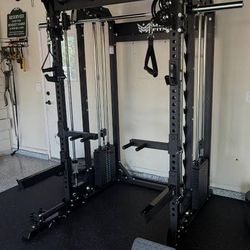 NEW IN BOX - Major B52 PRO - Squat Rack Power Cage Functional Trainer with Smith Machine
