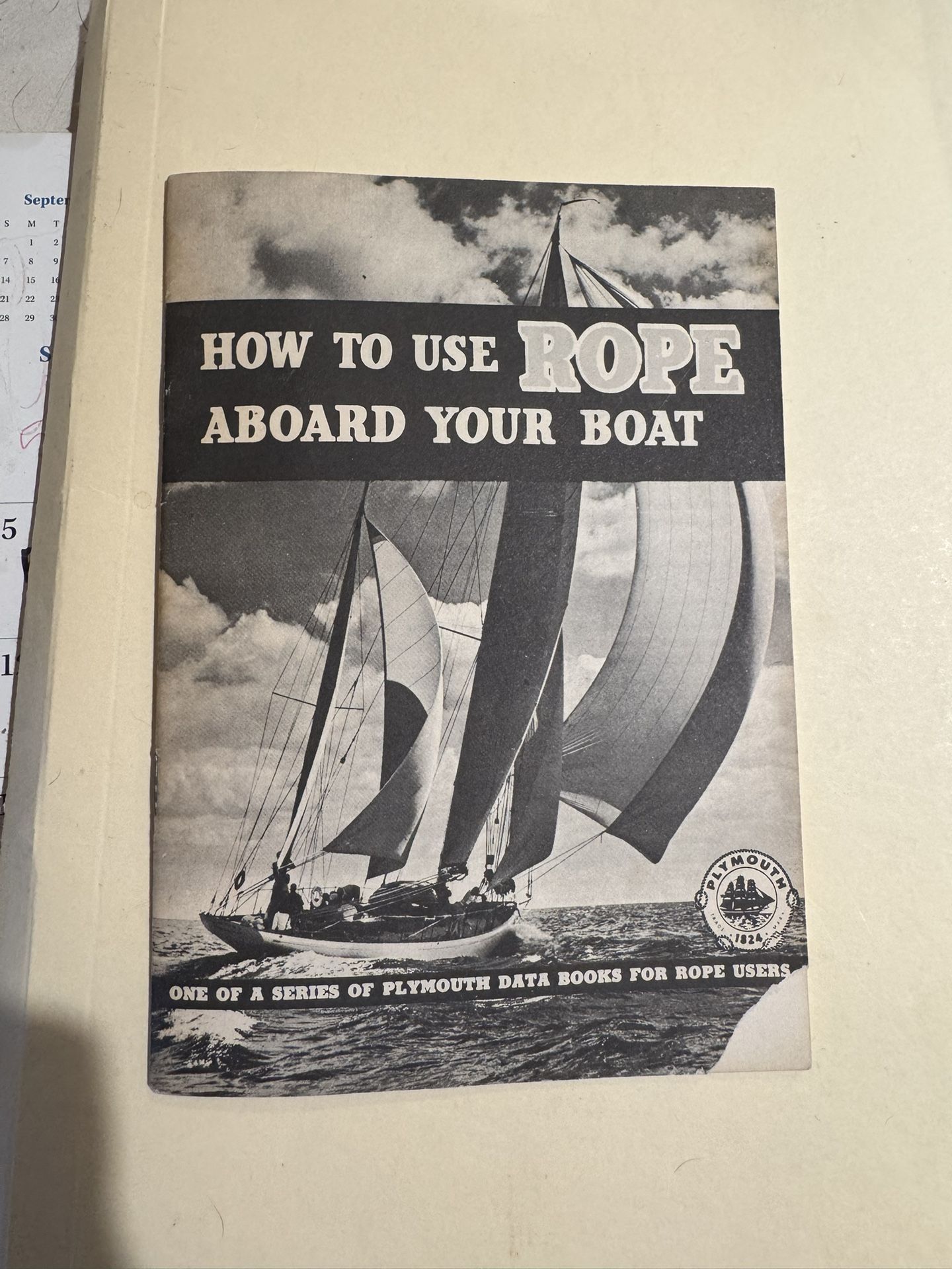 Antique Nautical Pamphlet.