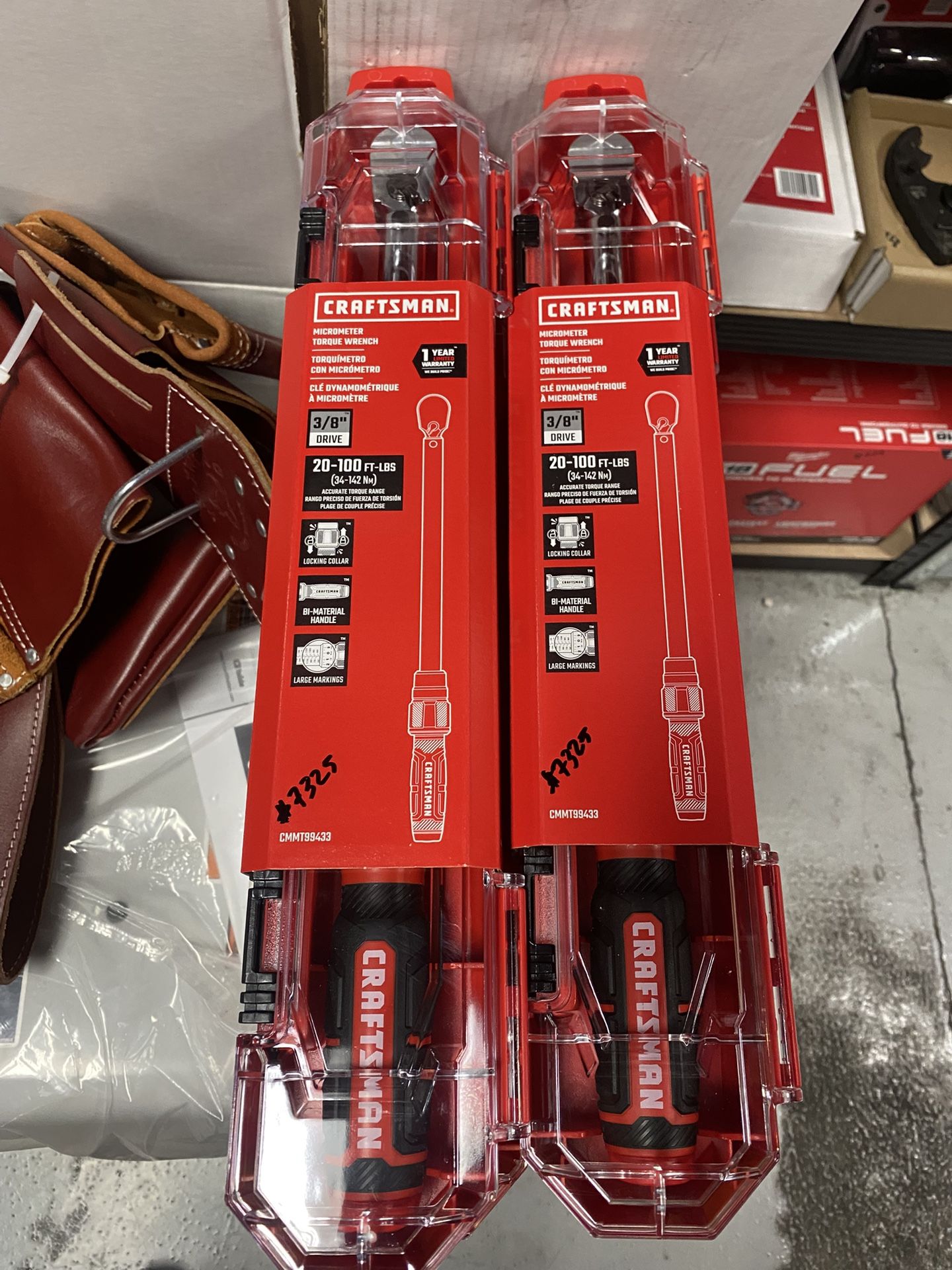 CRAFTSMAN 3/8 in Drive Click Torque Wrench (20 ft Ib to 100 ft Ib)