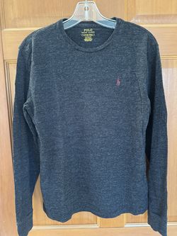 Polo Ralph Lauren heather grey long sleeve t shirt