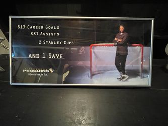 Photo of Lemieux at Goal
