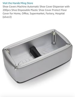 Shoe Covers Machine Automatic with 200pcs Shoe Disposable Plastic Shoe Cover Protect Floor