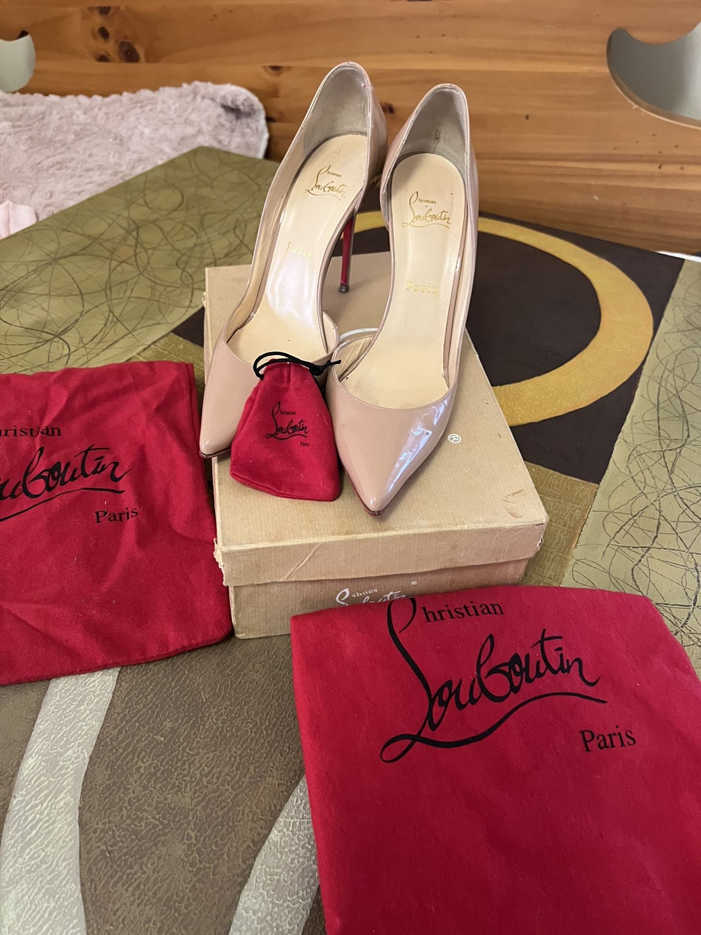 Red Bottoms Heels Sz 37 I Also Have paint for bottom, Will throw in for Free