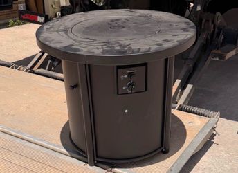 Style Selections | Shop the Collection 30-in W 50000 Maximum BTUs Steel Round Liquid propane Fire pi
