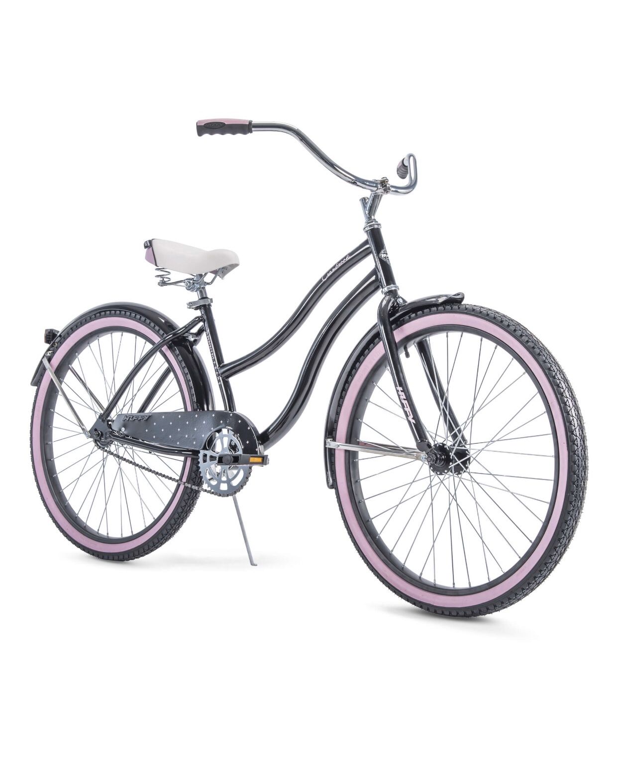 HUFFY Women’s Cruiser Bike 26 inch wheels Black & Pink BRAND NEW IN THE BOX