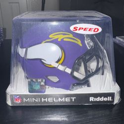 Jordan Addison Autographed Vikings Mini Helmet 