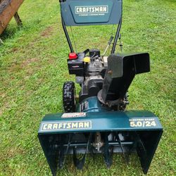 Craftsman snowblower 5hp 24"