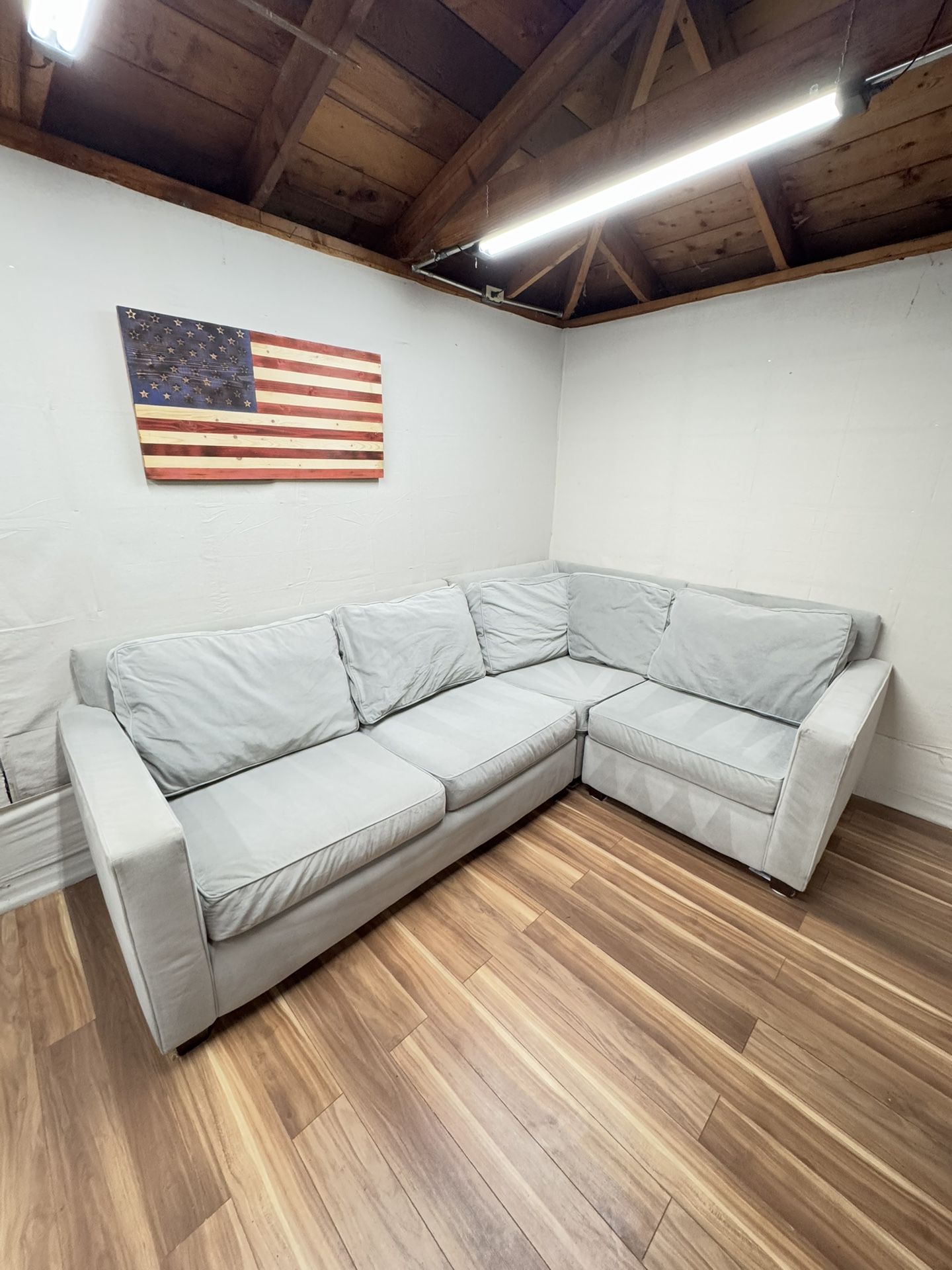 Light Gray Cloud Sectional (DELIVERY AVAILABLE!)