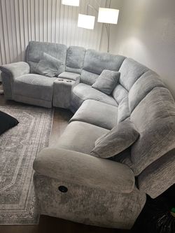 Electric recliner couch  with usb ports  three  seat recliner