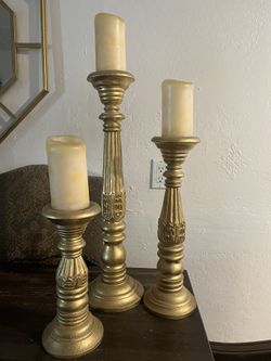 Set Gold Color Word Materials Perfect Condition  OBO 