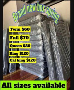 Brand New Box Spring All Sizes